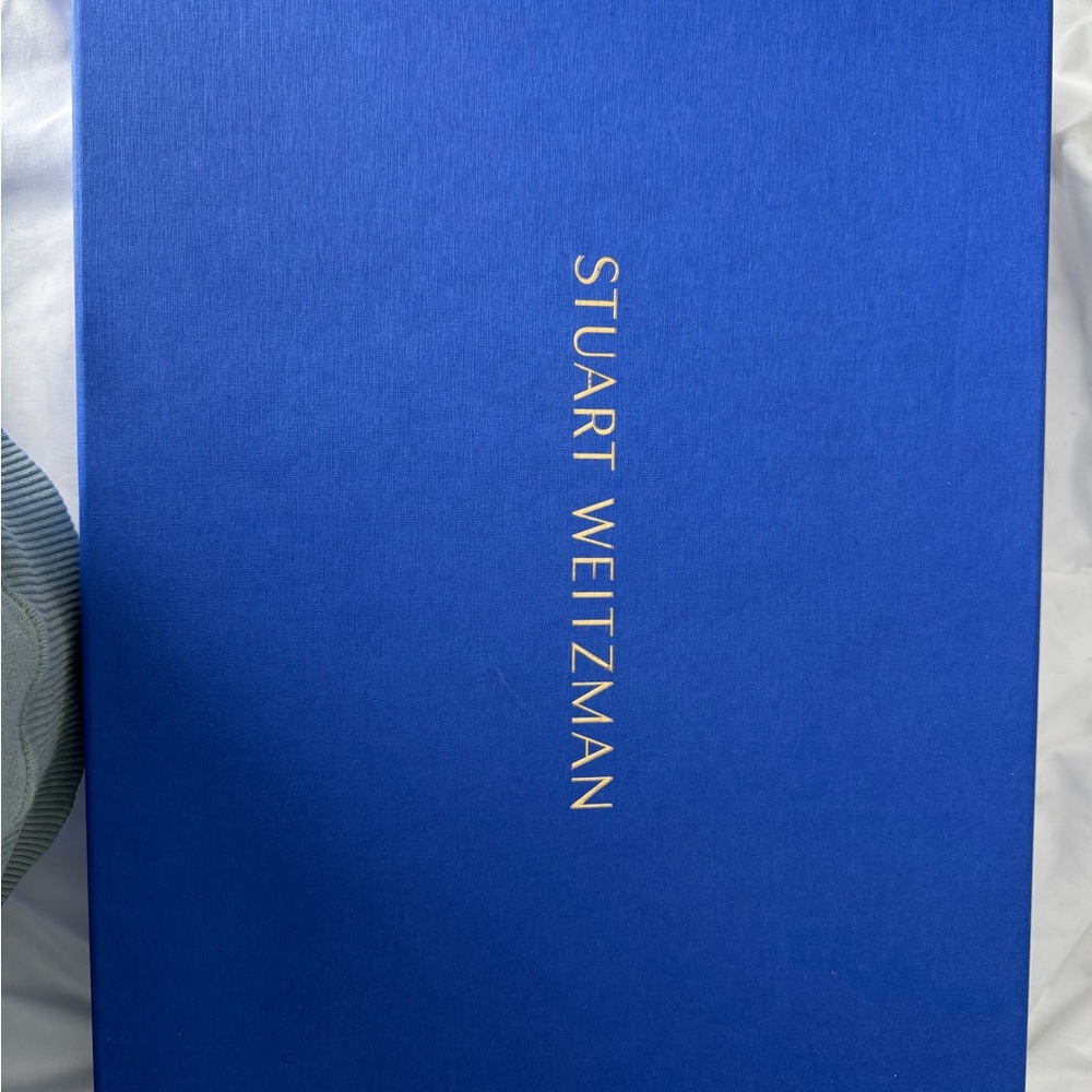 Stuart Weitzman Tieland Slate Suede Boots - Picture 2 of 3